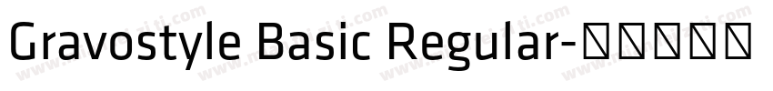 Gravostyle Basic Regular字体转换